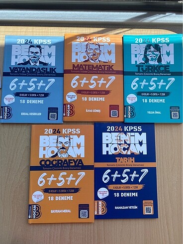 KPSS Benim hocam yayınları deneme seti