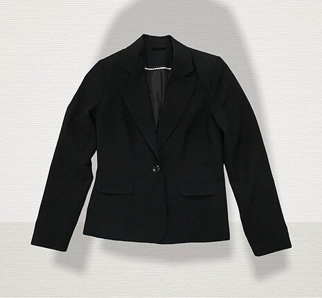 Vintage Siyah Blazer