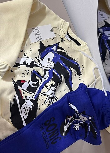 4 Yaş Beden ZARA SONIC MODEL İKİLİ TAKIM