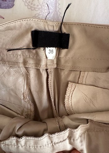 Turist Bej Kadın Bermuda Şort Rahat Kesim - Görsel 2