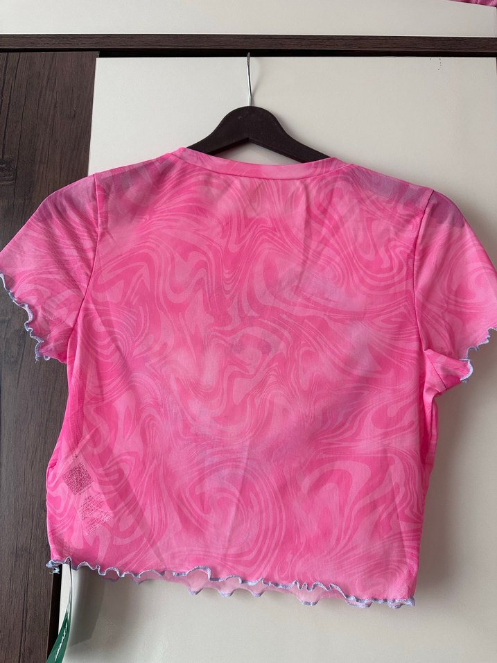 Y2K Shein Tül Crop Coquette - Görsel 2