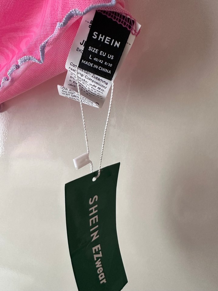 Y2K Shein Tül Crop Coquette - Görsel 3