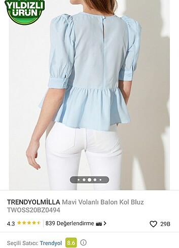 Trendyol & Milla Mavi bluz