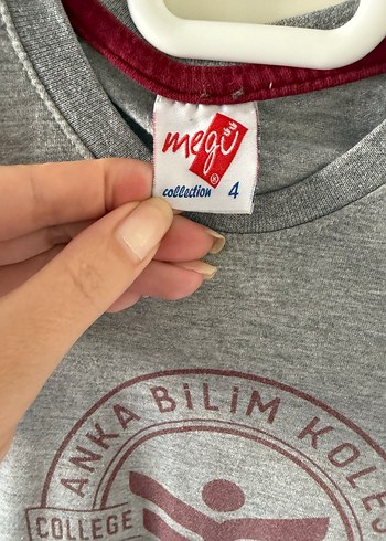8 Yaş Beden gri Renk Anka bilim forma tisort