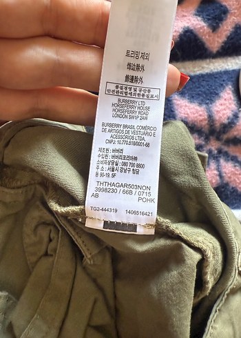 7 Yaş Beden Burberry pantolon