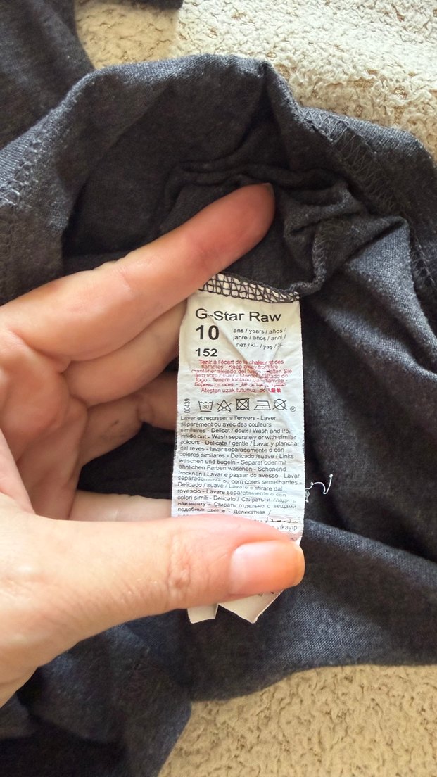 G-Star Raw Siyah Logo Tişört — görsel 4/4