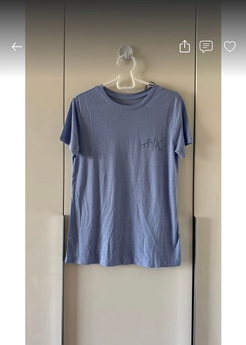 Armani Mavi Minimal Tisort