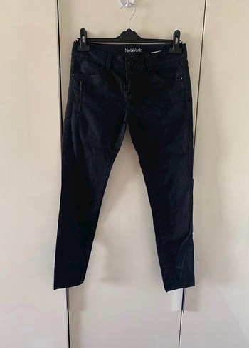 Network Siyah Denim Pantolon
