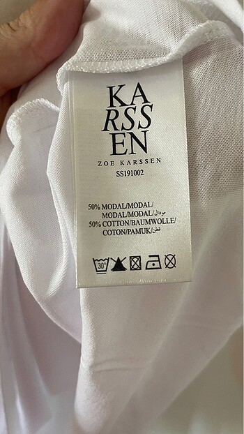 m Beden beyaz Renk Zoe karssen tisort
