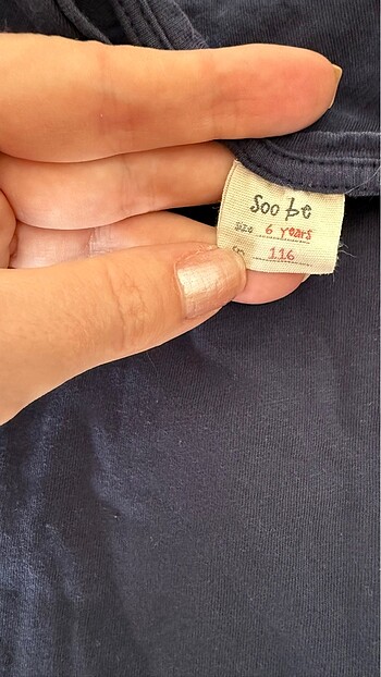 6 Yaş Beden çeşitli Renk Soobe Tisort