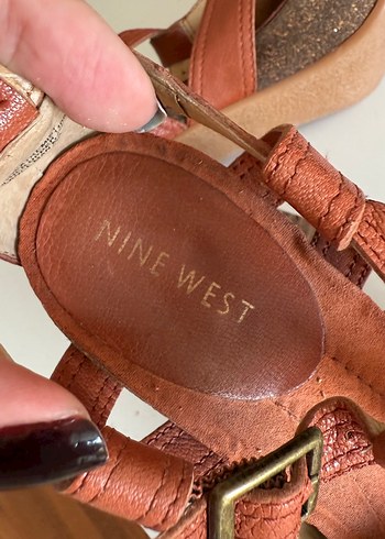 37 Beden kahverengi Renk Nine West ayakkabi