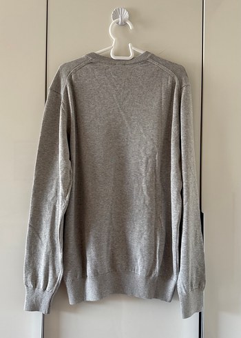 xl Beden gri Renk Hugo Boss Gri Erkek Uzun Kollu Triko
