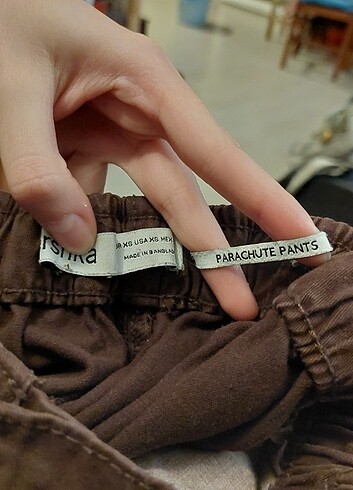 xs Beden Paraşüt baggy y2k jean