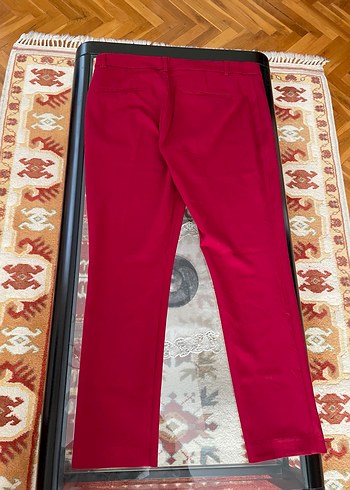 LC Waikiki Kadın koyu Kırmızı Kumaş Pantolon