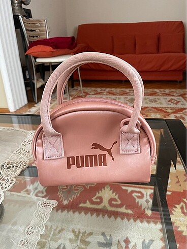 Puma mini çanta pembe pudra kadın spor kol çantası
