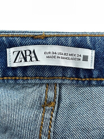 34 Beden mavi Renk Zara Jean / Kot %70 İndirimli.