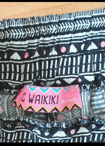 LC Waikiki Kız Çocuk Şort 3/4 yaş