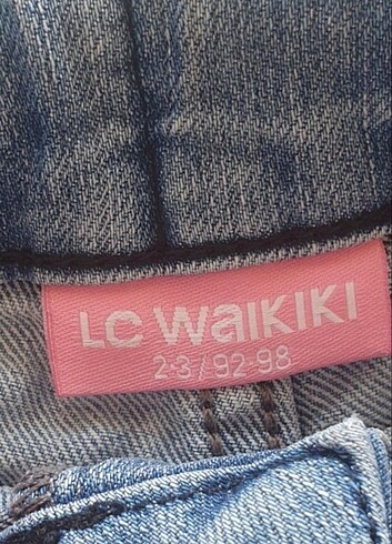 LC Waikiki KIZ ÇOCUK KOT ŞORT 2/3 YAŞ 