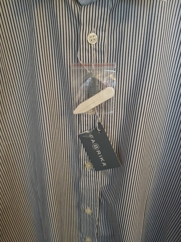 Gri Desenli Uzun Kollu Erkek Gömlek - Görsel 2