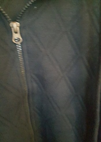 Siyah Fermuarlı Yüksek Yakalı Erkek Sweatshirt mudo - Görsel 2