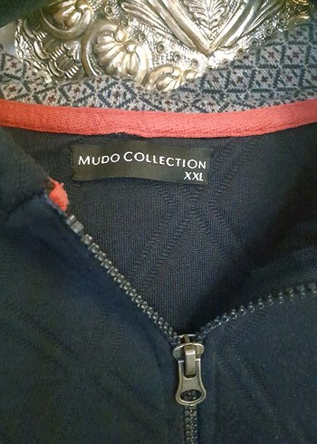 Siyah Fermuarlı Yüksek Yakalı Erkek Sweatshirt mudo - Görsel 6