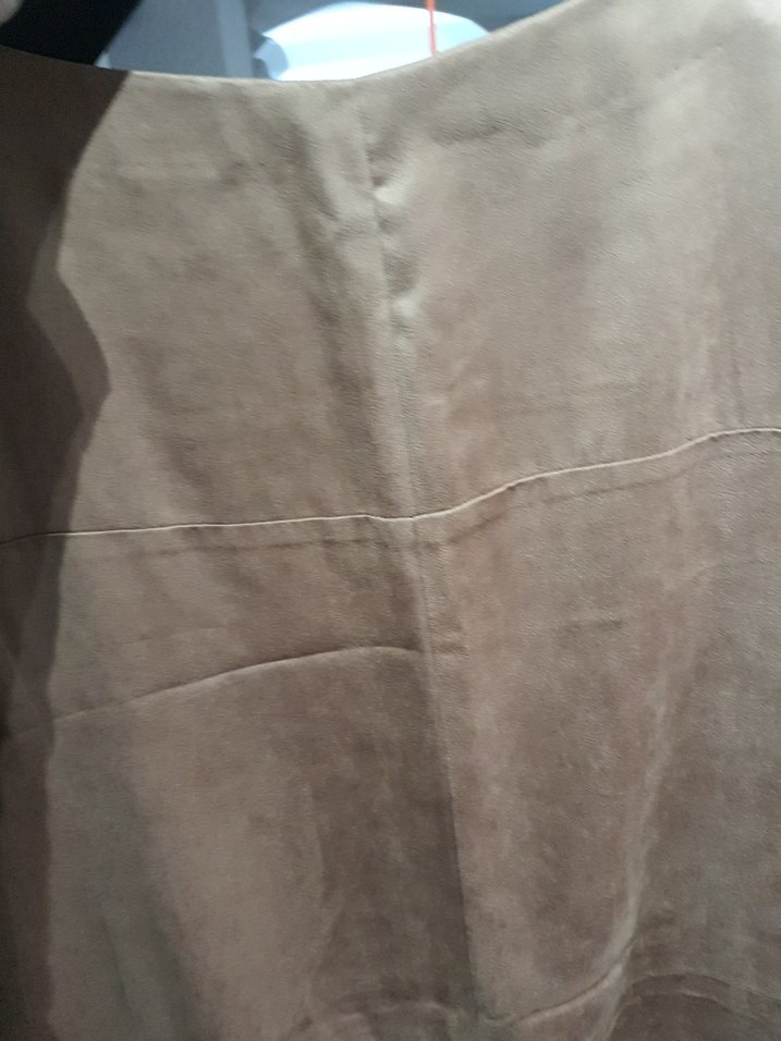 Bej Kadın güderi görğnimlü Hamile elbise - Görsel 3