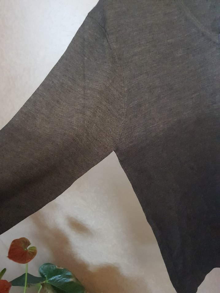 Gri V Yaka Erkek Triko Kazak altınyıldız - Görsel 3