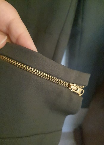 twist haki tayt pantolon - Görsel 3