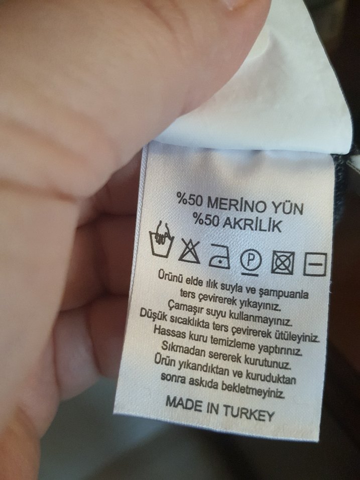 Gri V Yaka Erkek Triko Kazak beymen club - Görsel 3