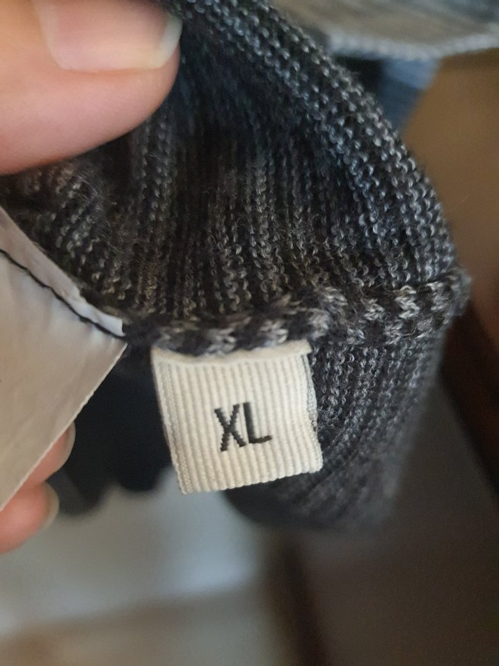 Gri V Yaka Erkek Triko Kazak beymen club - Görsel 4