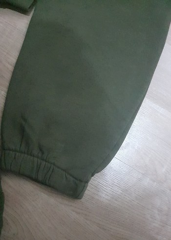 çocuk Haki Rahat Kesim kalın Eşofman Takımı - Görsel 6