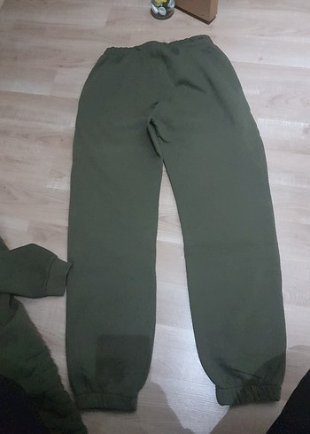 çocuk Haki Rahat Kesim kalın Eşofman Takımı - Görsel 5