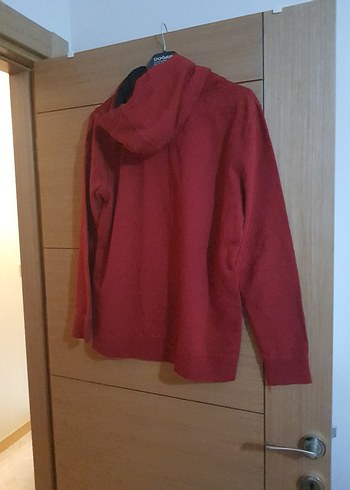 Kırmızı Rock Punk zara Sweatshirt - Görsel 4