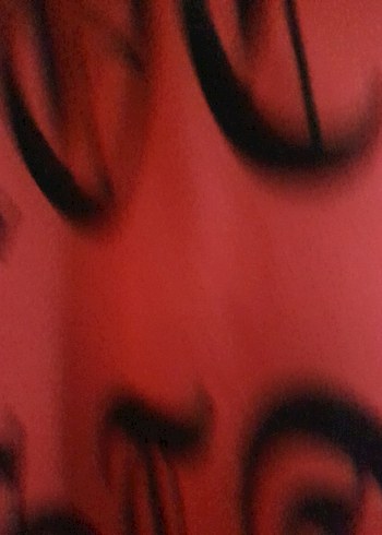 Kırmızı Rock Punk zara Sweatshirt - Görsel 3