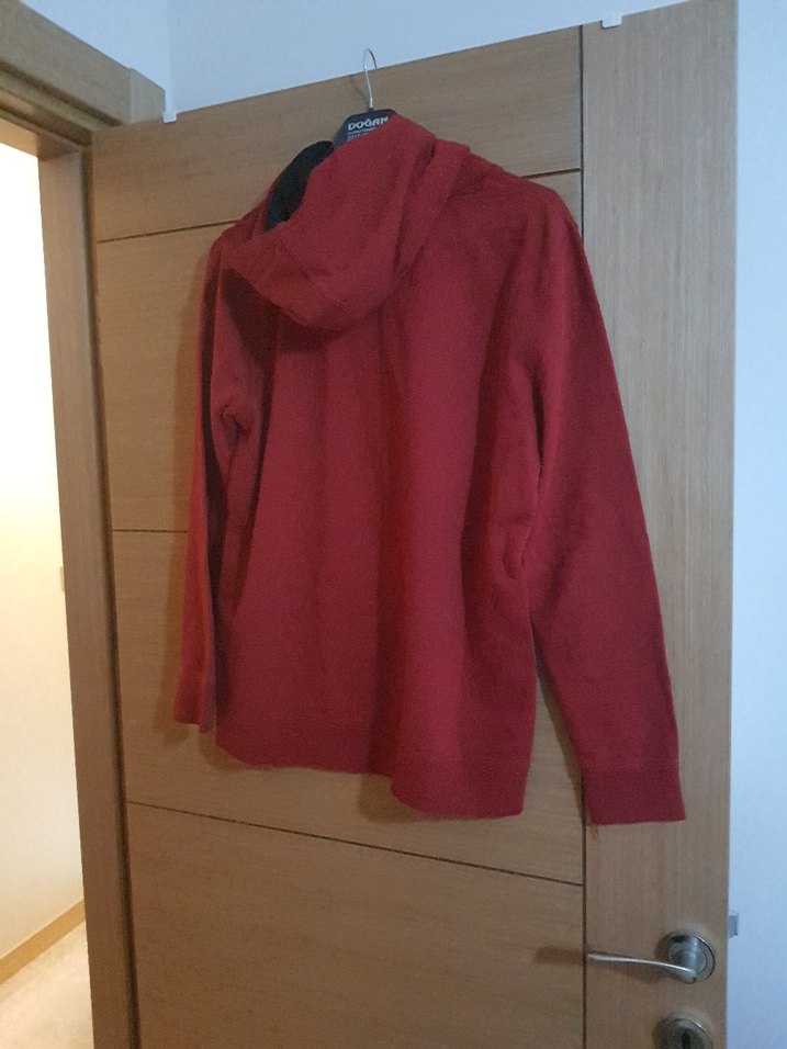 Kırmızı Rock Punk zara Sweatshirt - Görsel 4