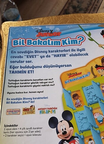  Beden Bil bakalım kim junior kutu oyunu