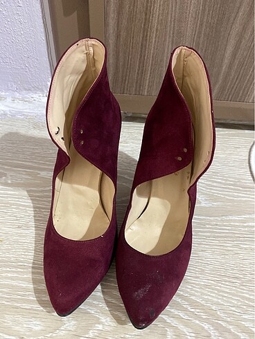 Bordo ayakkabı