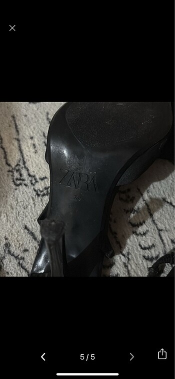 Zara Zara Kurdeleli Topuklu Ayakkabı