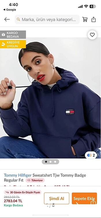 Tommy sweatshirt