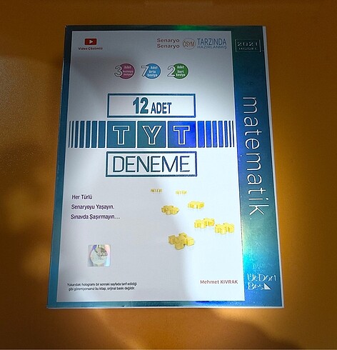 TYT Matematik Deneme 345 Yayınları