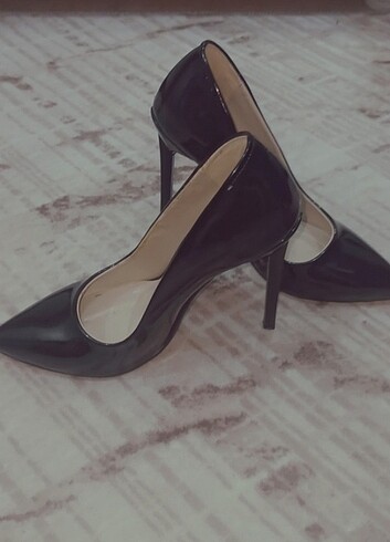 37 Beden siyah Renk Topuklu stiletto