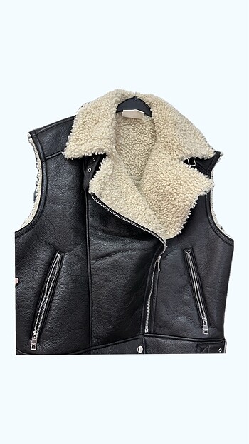 Pull and Bear Deri Yelek