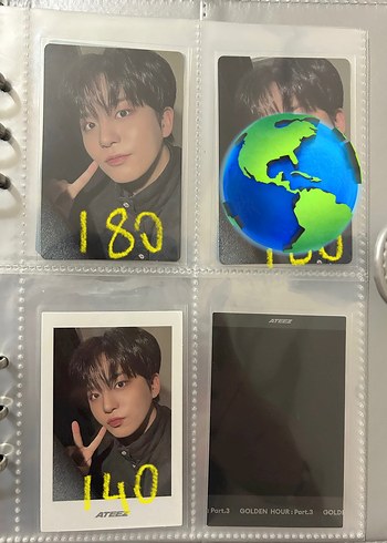 Ateez Photocard pc Seonghwa Jongho Yeosang Wooyoung Hongjoong