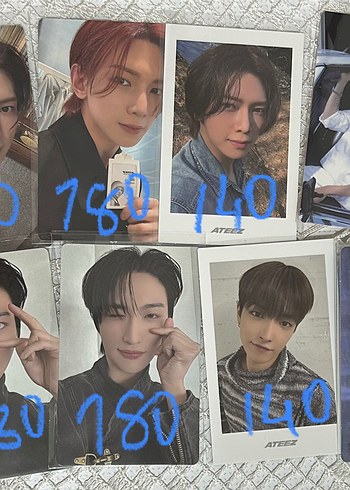 Ateez Photocard pc Seonghwa Jongho Yeosang Wooyoung Hongjoong