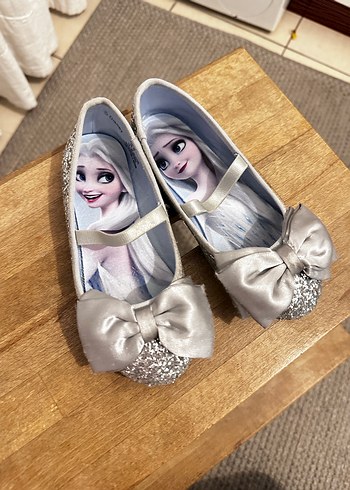 Kız Çocuk Gri Fiyonklu Babet Ayakkabı - Görsel 4