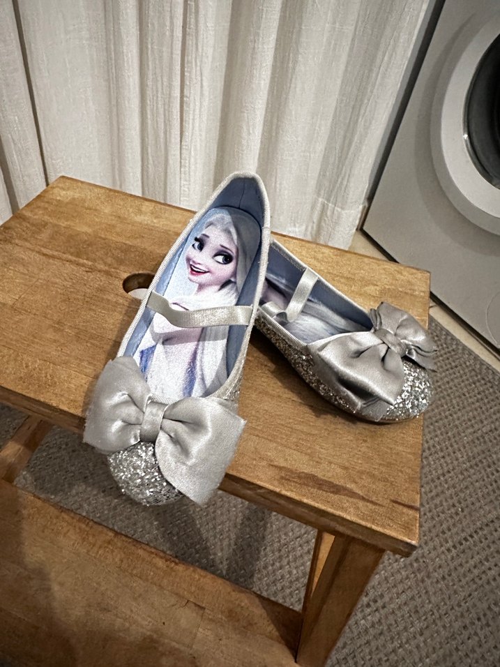 Kız Çocuk Gri Fiyonklu Babet Ayakkabı - Görsel 5