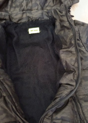 Kapüşonlu Kamuflaj Erkek Çocuk Mont - Görsel 5