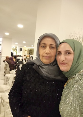 Boncuk İşlemeli Uzun Kollu yeşil Abiye Elbise - Görsel 7