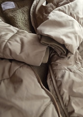 Kahverengi Kürklü Midi Kadın Kışlık Mont - Görsel 3