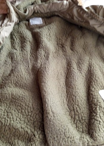 Kahverengi Kürklü Midi Kadın Kışlık Mont - Görsel 4